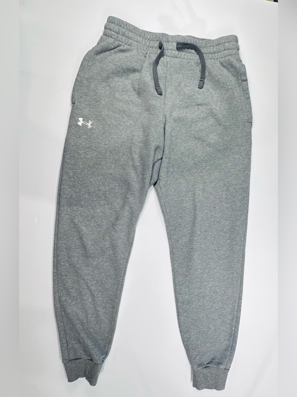 Under Armour Men's Rival Fleece Joggers Gray Medium